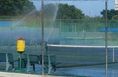 Har-Tru (Clay) Tennis Courts with sprinkler irrigation