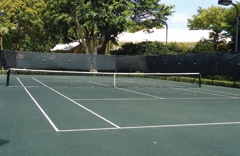 Har-Tru (Clay) Tennis Courts with subsurface irrigation system