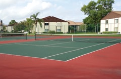 hard court tennis court surface